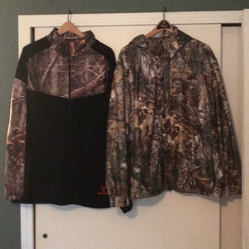 2 mens camouflage jackets